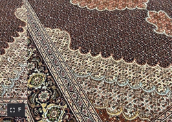 فرش ماهی تبریز ۶متری پشم