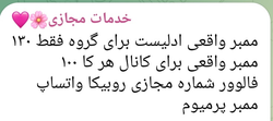 خدمات مجازی با ممبر واقعی، فالوور و شماره مجازی روبیکا و واتساپ - قیمت مناسب و پرمیوم