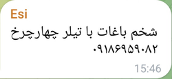 خدمات شخم باغات با تیلر چهارچرخ در تفرش - تماس سریع با شماره 09186959082